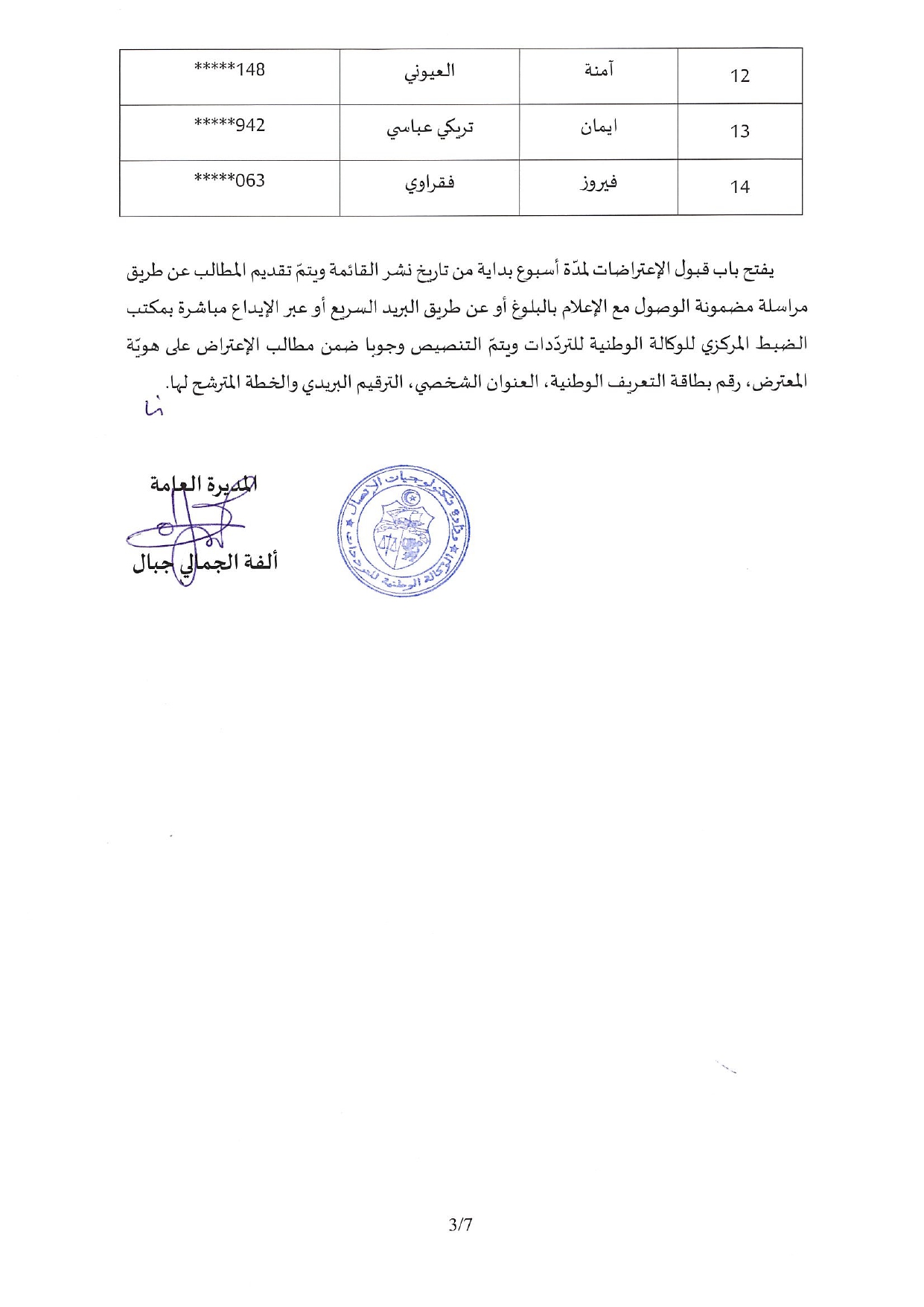 LISTES DES CANDIDATS ADMIS A PASSER LES EPEUVES ORALES DES CONCOURS EXTERNES SOUS LE CODE 02-03-04/2023 