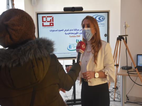 إعداد المنظومة الجديدة المتعلقة بنشر بيانات للعموم حول مستويات الحقول الكهرومغناطيسية