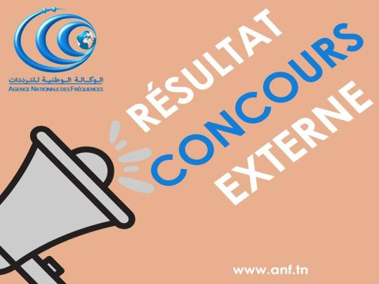 Résultats finaux du concours externe n° 01/2022 pour le recrutement d’un technicien spécialisé en génie civil